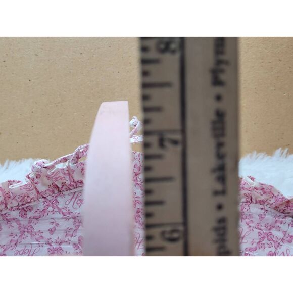 Longaberger Horizon of Hope Rosebud Basket w/ Liner, Tie-On and Protector - Picture 10 of 11